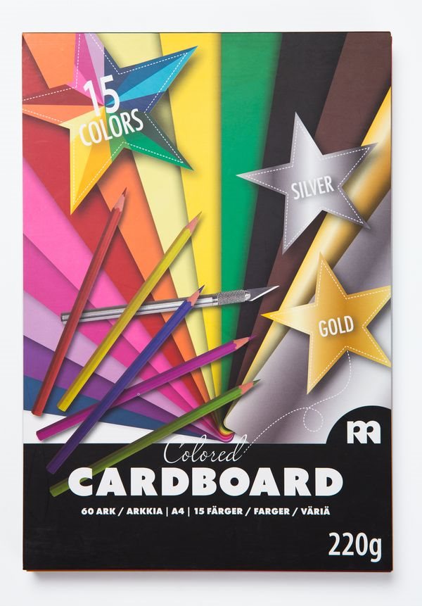 COLORED CARDBOARD BLOCK A4