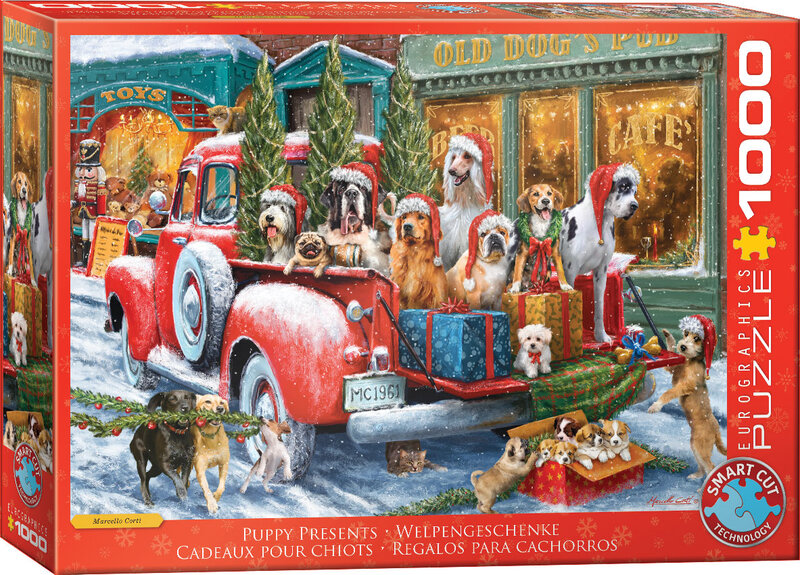 Pussel Eurographics Puppy presents 1000 bitar