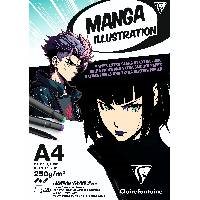 Manga Illustration Papper Extra blank
