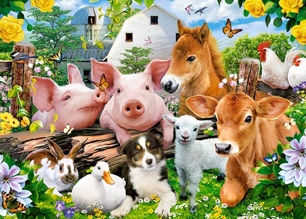 Pussel Farm Friends 60 bitar