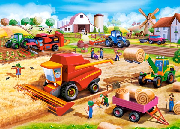 Pussel Work on the Farm 60 bitar