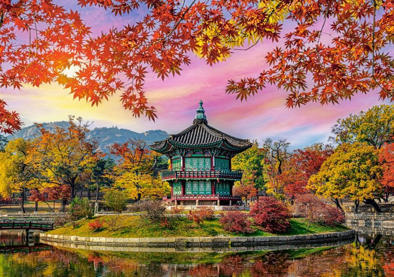 Pussel 500 bitar Gyeongbokgung Palace, Seoul, South Korea