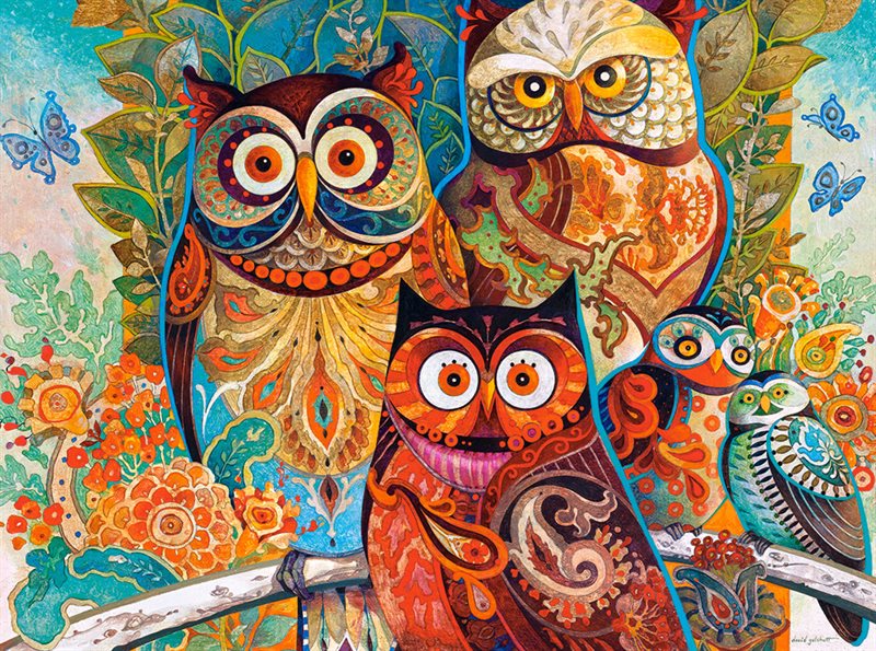 Pussel Owls 2000 bitar
