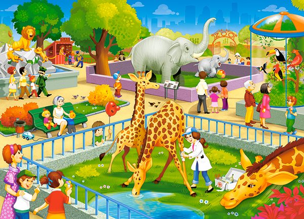 Pussel Zoo Visit 60 bitar