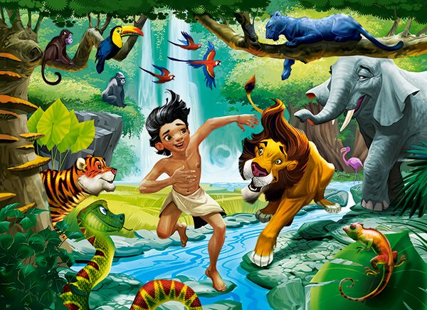 Pussel Jungle Book 100 bitar