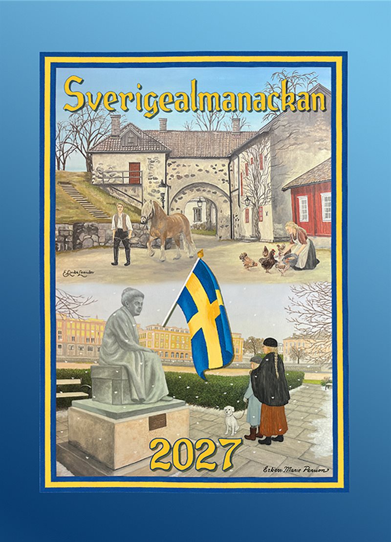 Sverigealmanackan A3 vägg 30x42 cm