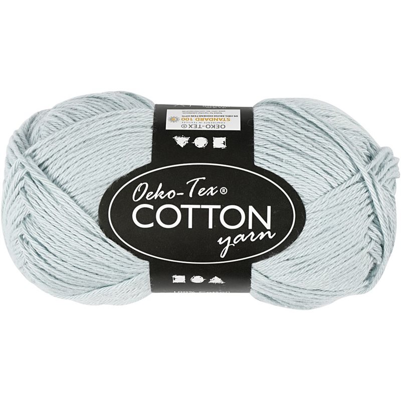 Bomullsgarn Creativ Company dusty blue