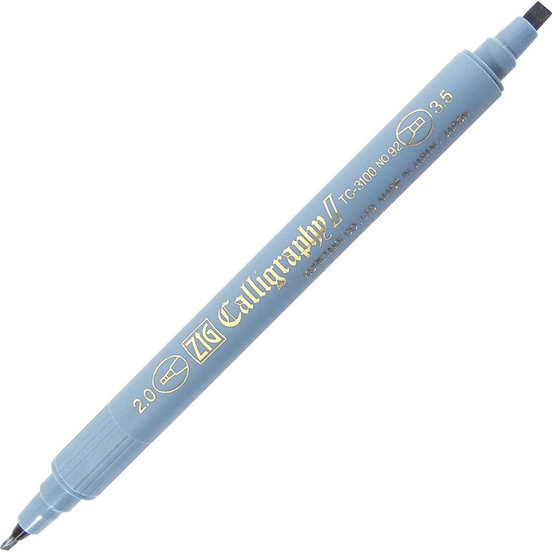 ZIG Calligraphy II TC-3100 blågrå