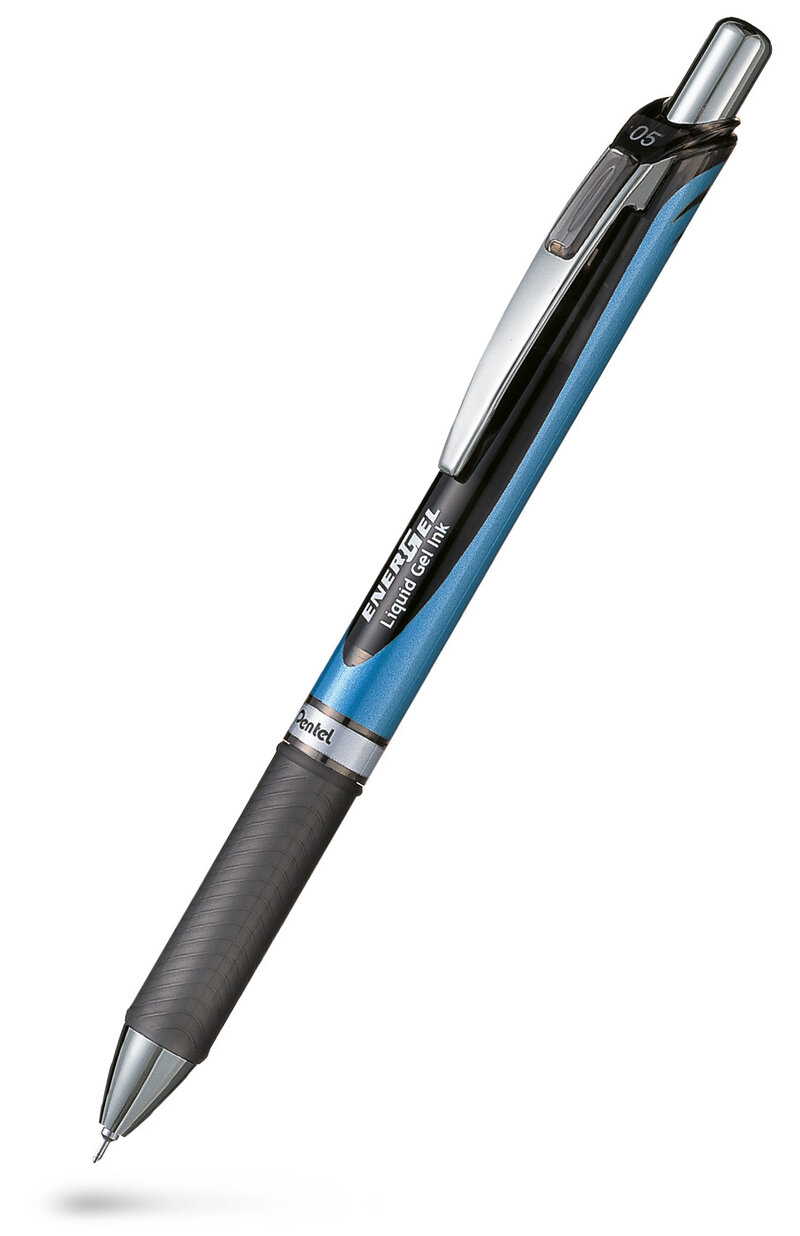 Gelpenna PENTEL EnerGel needle 0,5 svart