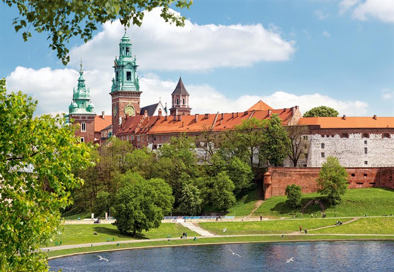 Wawel Royal Castle Cracow Poland 1000 bitar