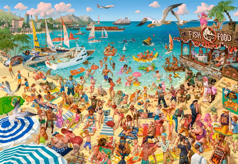 Fun by the sea 1000 bitar