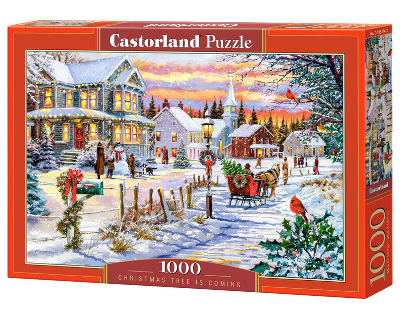 Pussel, Christmas Tree is Coming, 1000 bitar