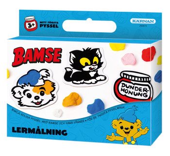 Kul att Skapa Bamse Lermålning