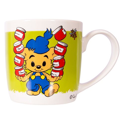 Mugg Bamse dunderhonung, grön, 27 cl