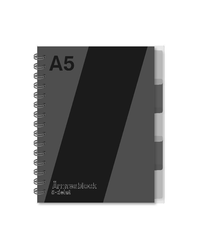 Ämnesblock i A5-format 