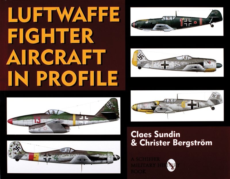 Luftwaffe fighter aircraft in profile