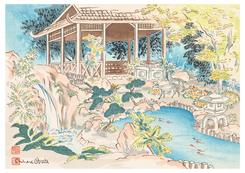 The Tea House Notecard
