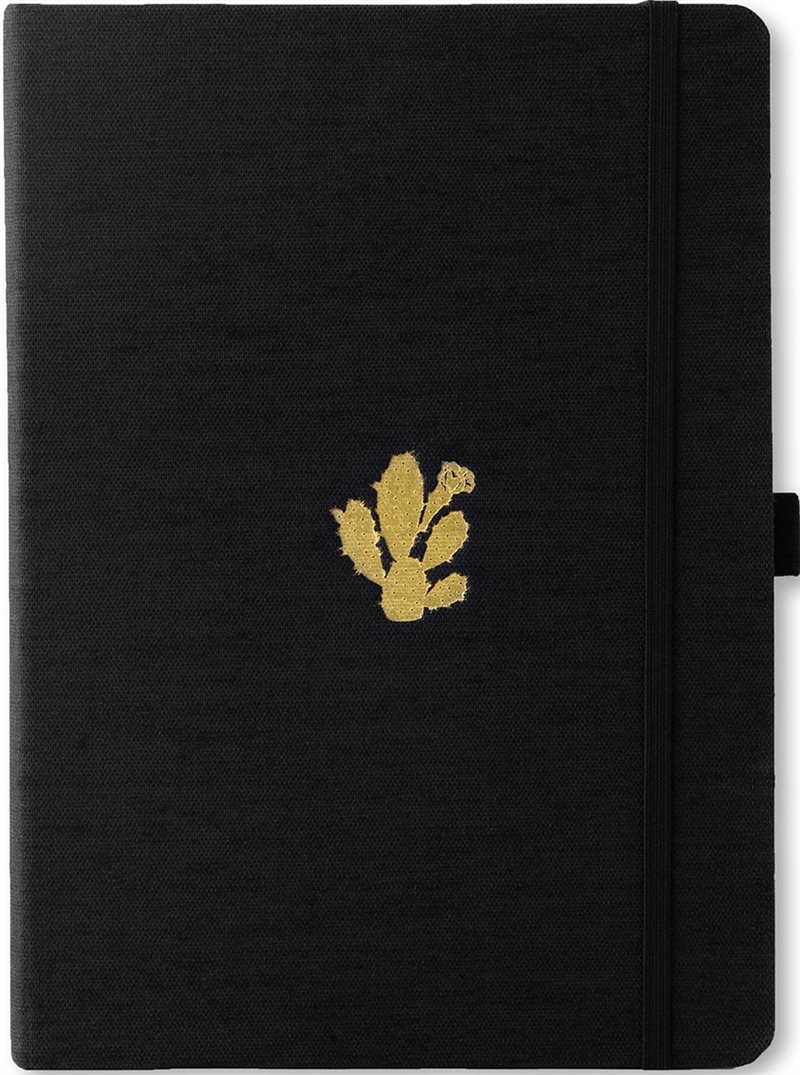 Dingbats* Pro B5 Dotted - Black Cactus Notebook