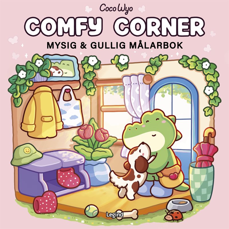 Comfy Corner : Mysig och gullig Cozy Coloring målarbok från Coco Wyo