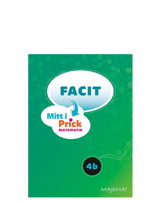 Mitt i prick 4B facit (5-pack)