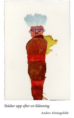 Städar upp efter en klänning