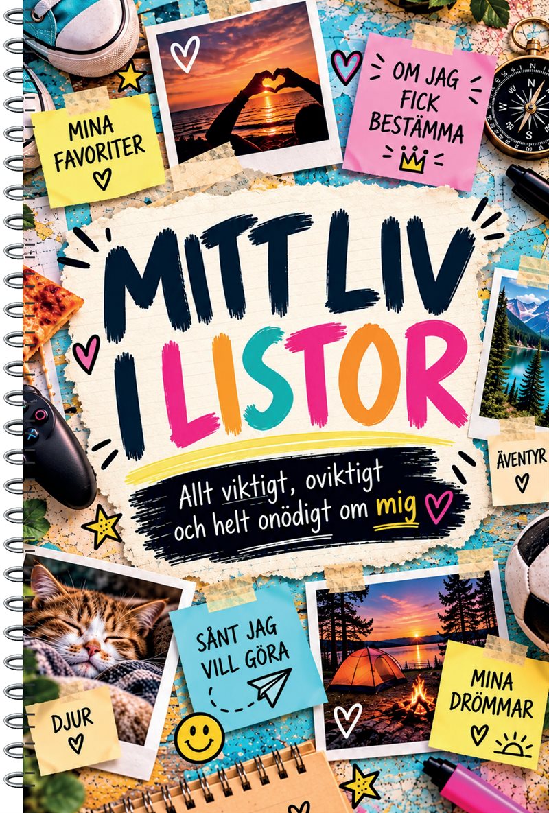 Mitt liv i listor : boken där DU är huvudpersonen!