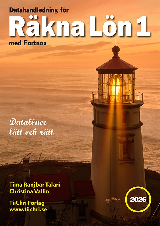 Datahandledning för Räkna Lön 1 - 2026 med Fortnox