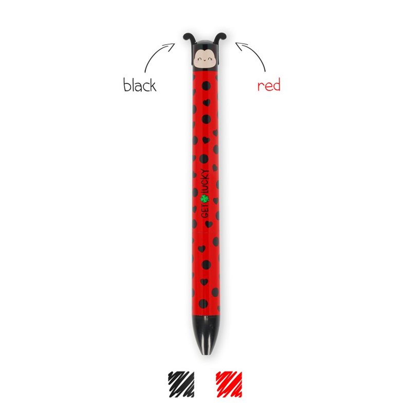 Click & Clack, Ladybug röd och svart