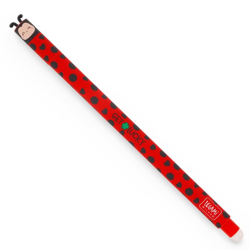 Raderbar bläckpenna Ladybug röd