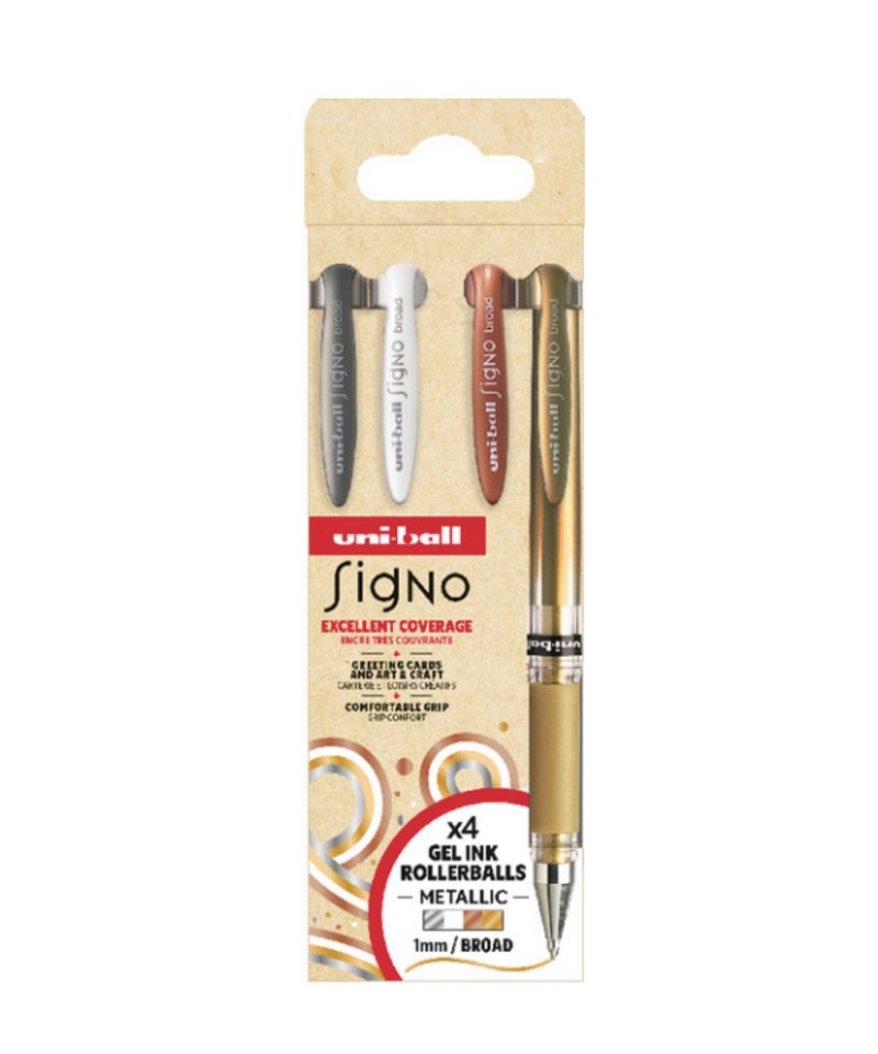 UNI-BALL Signo Gelbläck metallic