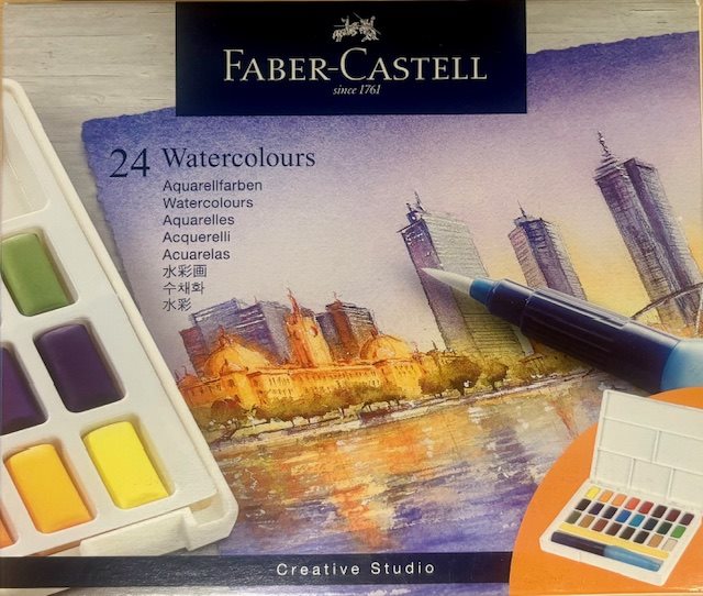 Akvarellset med 24 färger 