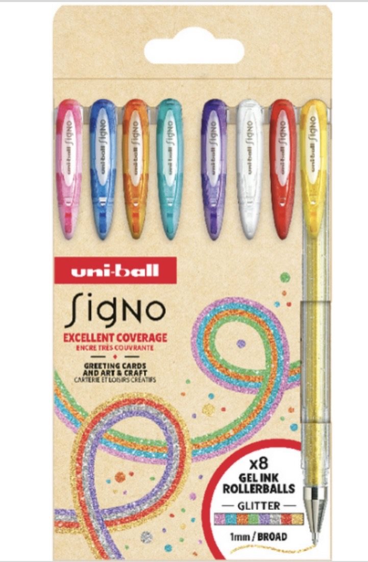 UNI-BALL SIGNO UM-120SP 8-DELARS GLITTERSET