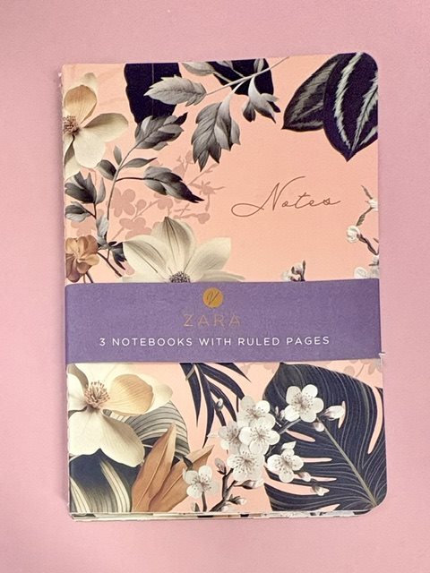 Zara Notebook A5 3-pack