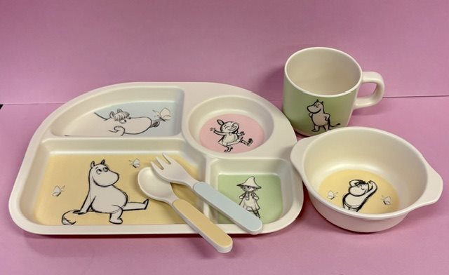 Mumin måltidsset melamin 5 delar