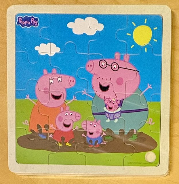 Peppa Pig Rampussel i trä 16 bitar