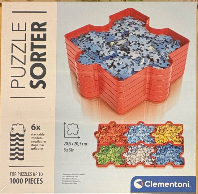 Pusselsorterare 6x stapelbar