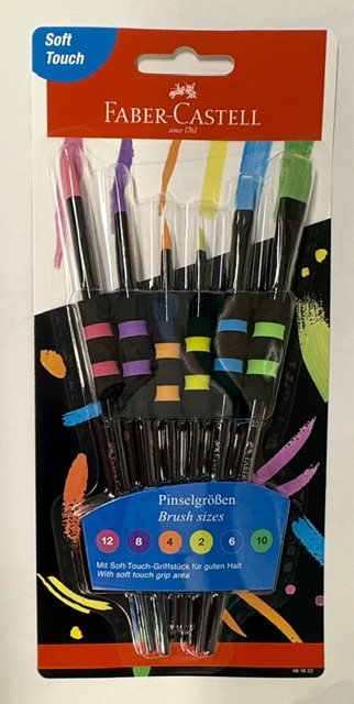 Penselset Faber-Castell Soft touch 