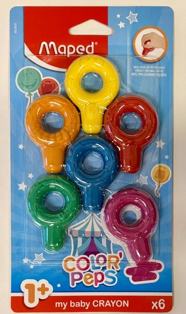 Kritset Maped Baby Crayon Color Peps In Box 