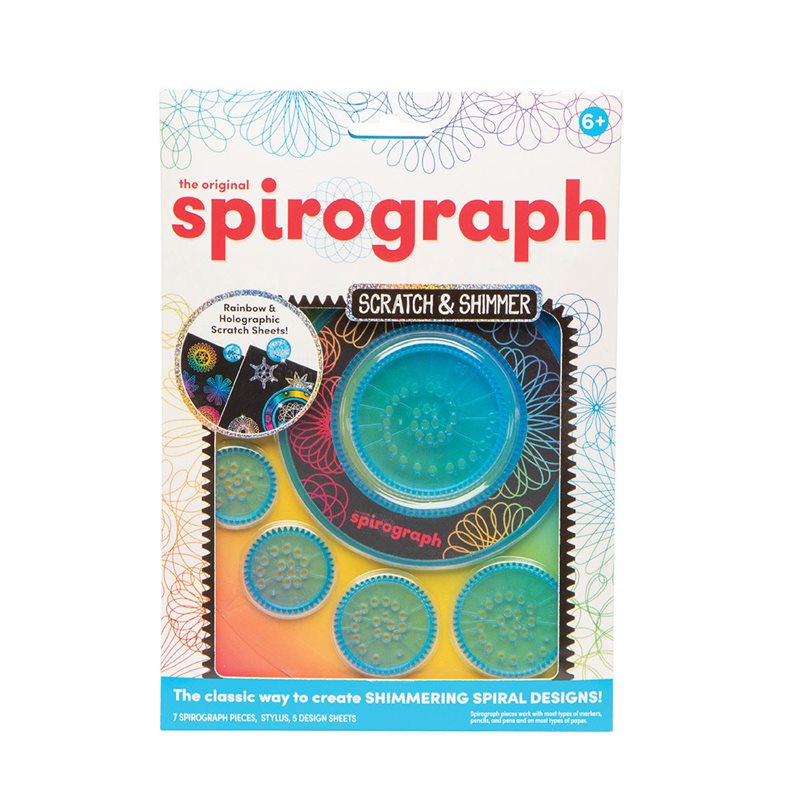 Spirograph Scratch and shimmer 