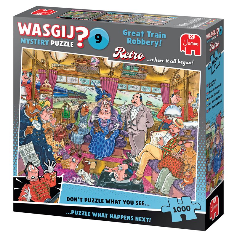 Wasgij? Mystery 9 Retro Great train robbery!
