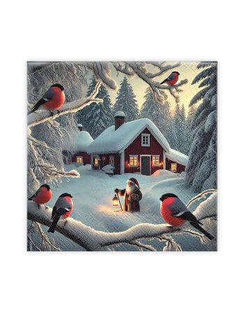 Servetter tomte med domherrar