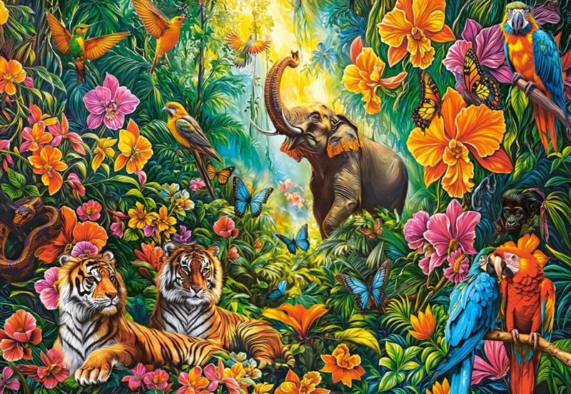 Blooming Jungle 1000 bitar