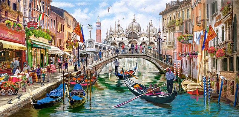 Charms of Venice, 4000-bitarspussel
