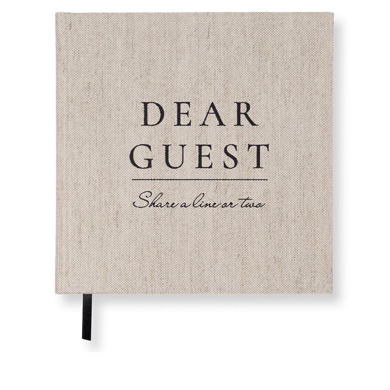 Gästbok "Dear Guest"