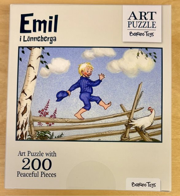 Pussel Emil i Lönneberga 200 bitar 35x23cm