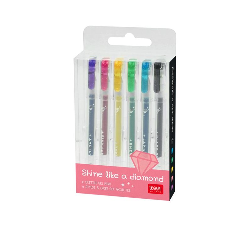 Glittergelpen 6-pack mini
