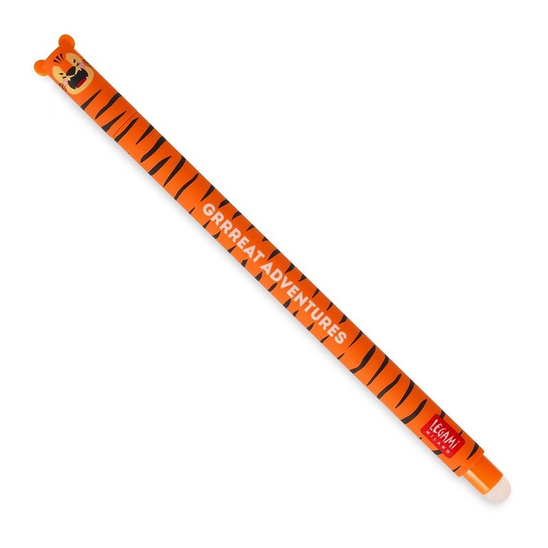 Erasable gel pen, Tiger, orange