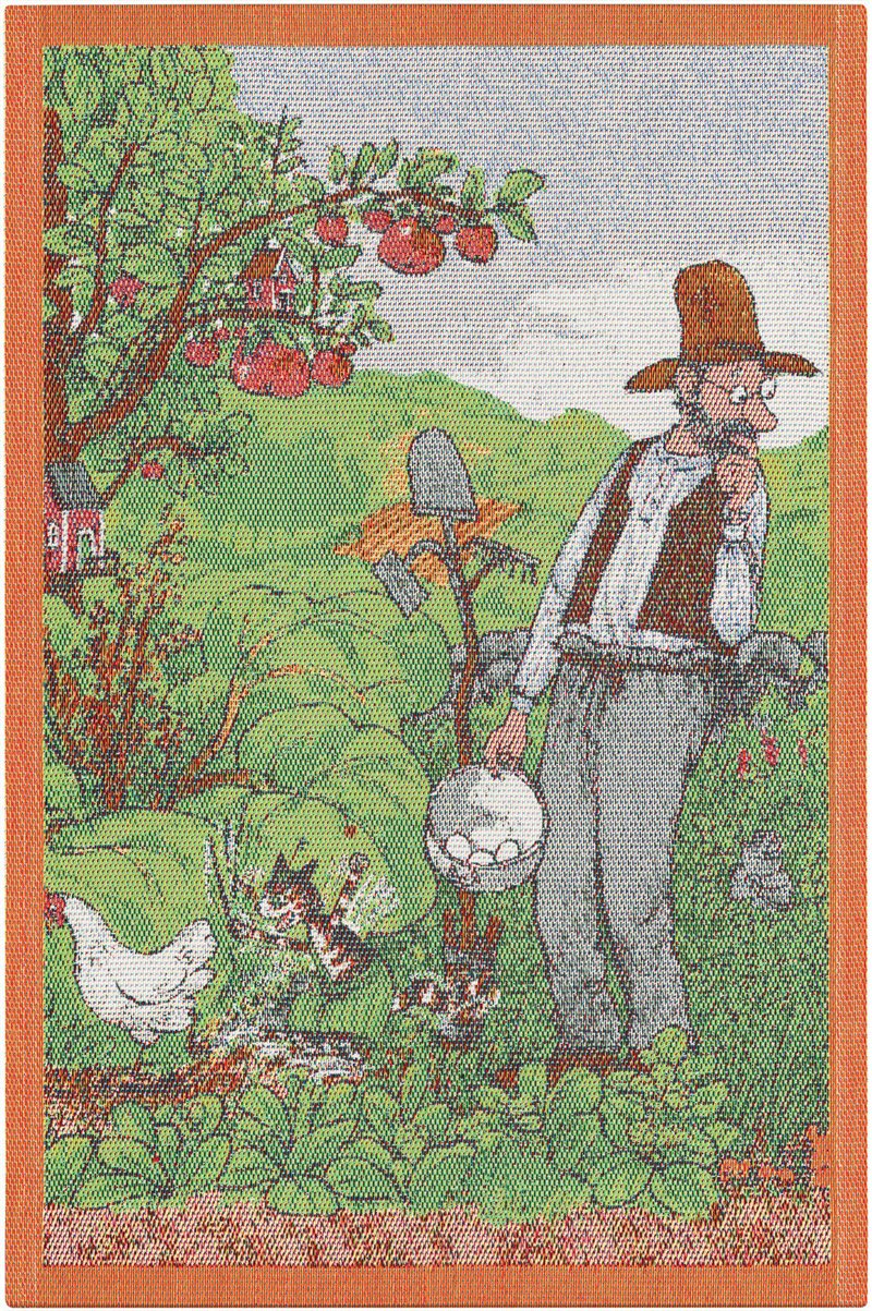 Handduk Lantliv Pettson och Findus 35x50
