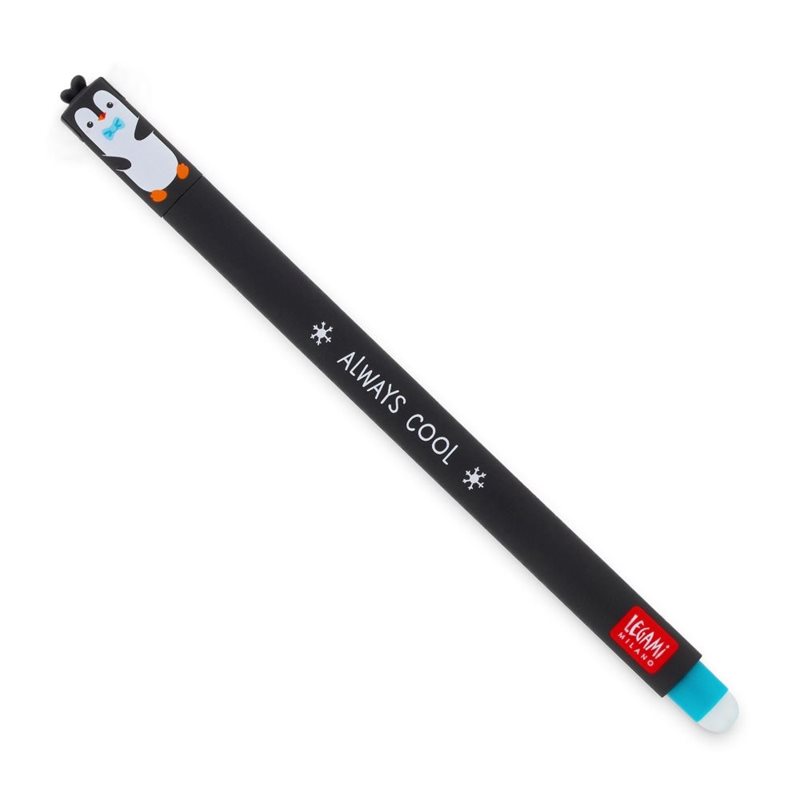 Erasable gel pen, Penguin, turkos
