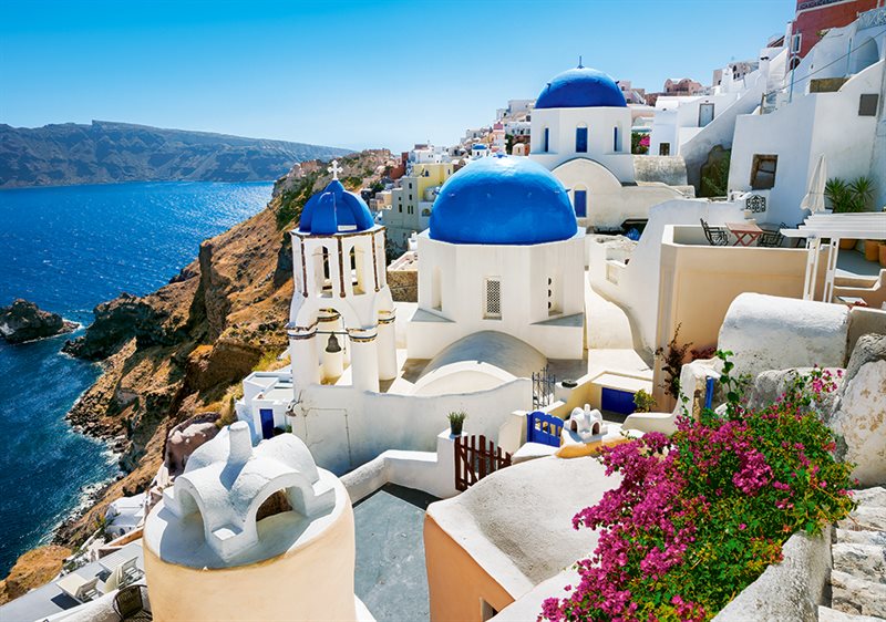 Pussel Summer in Santorini, 500 bitar